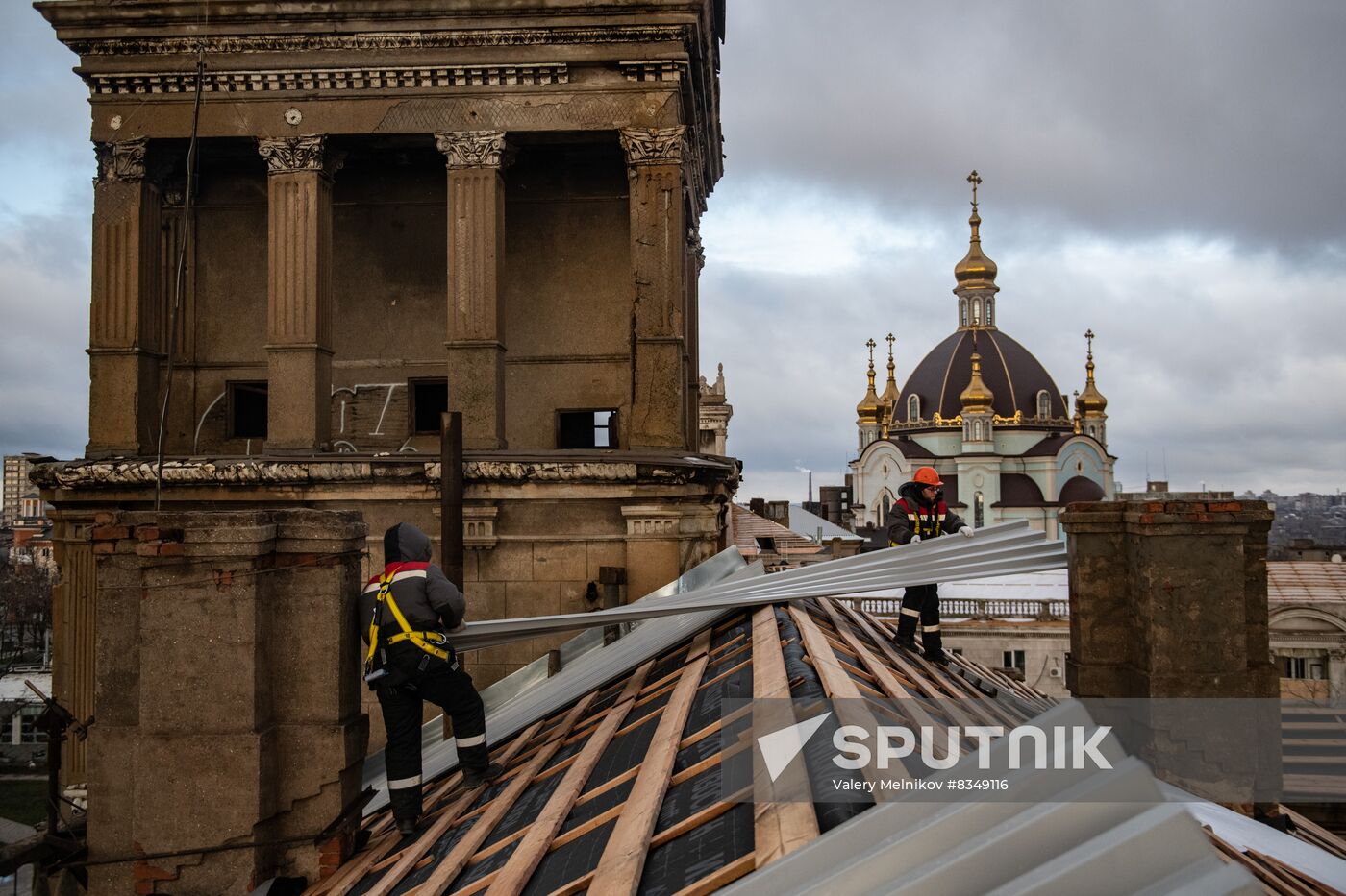 Russia Ukraine Military Operation Repair Works