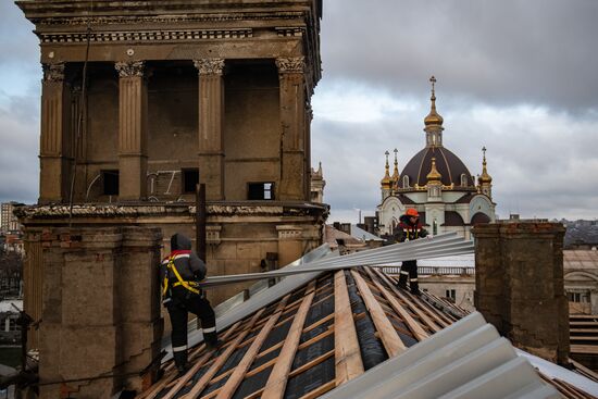Russia Ukraine Military Operation Repair Works