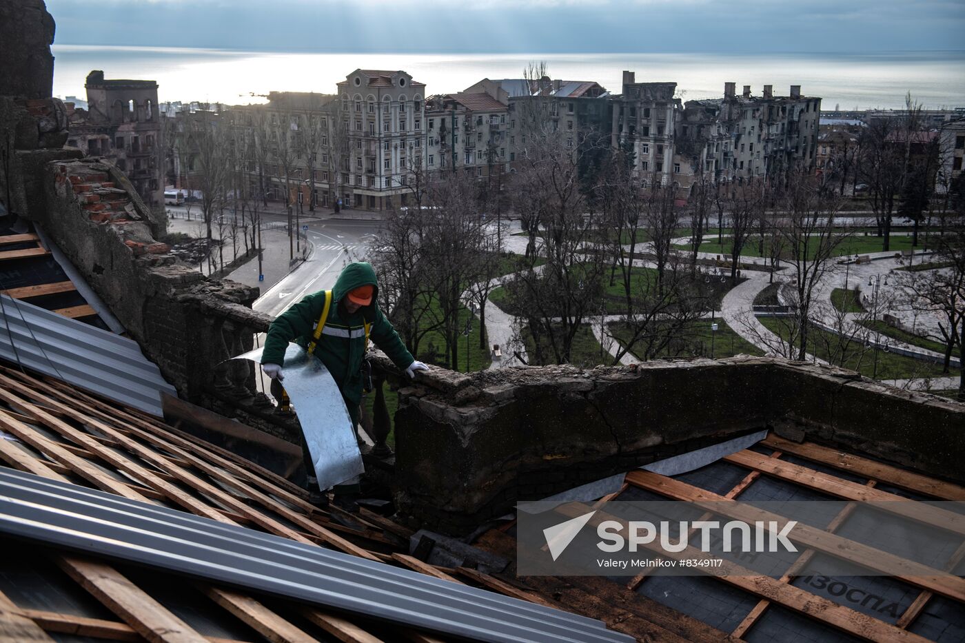 Russia Ukraine Military Operation Repair Works