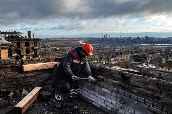 Russia Ukraine Military Operation Repair Works