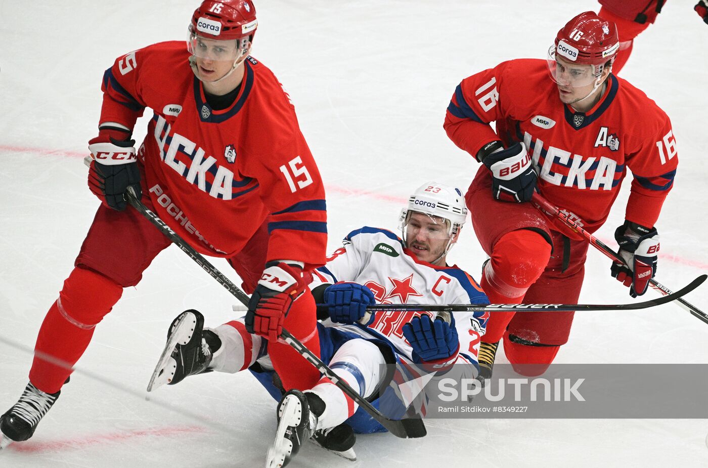 Russia Ice Hockey Kontinental League CSKA - SKA