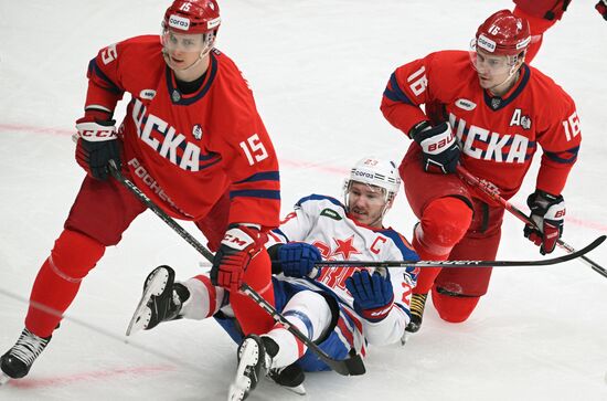 Russia Ice Hockey Kontinental League CSKA - SKA