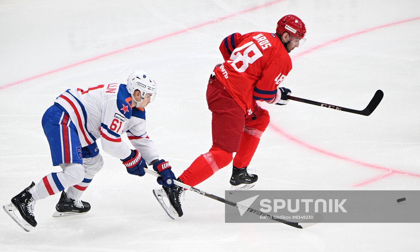 Russia Ice Hockey Kontinental League CSKA - SKA