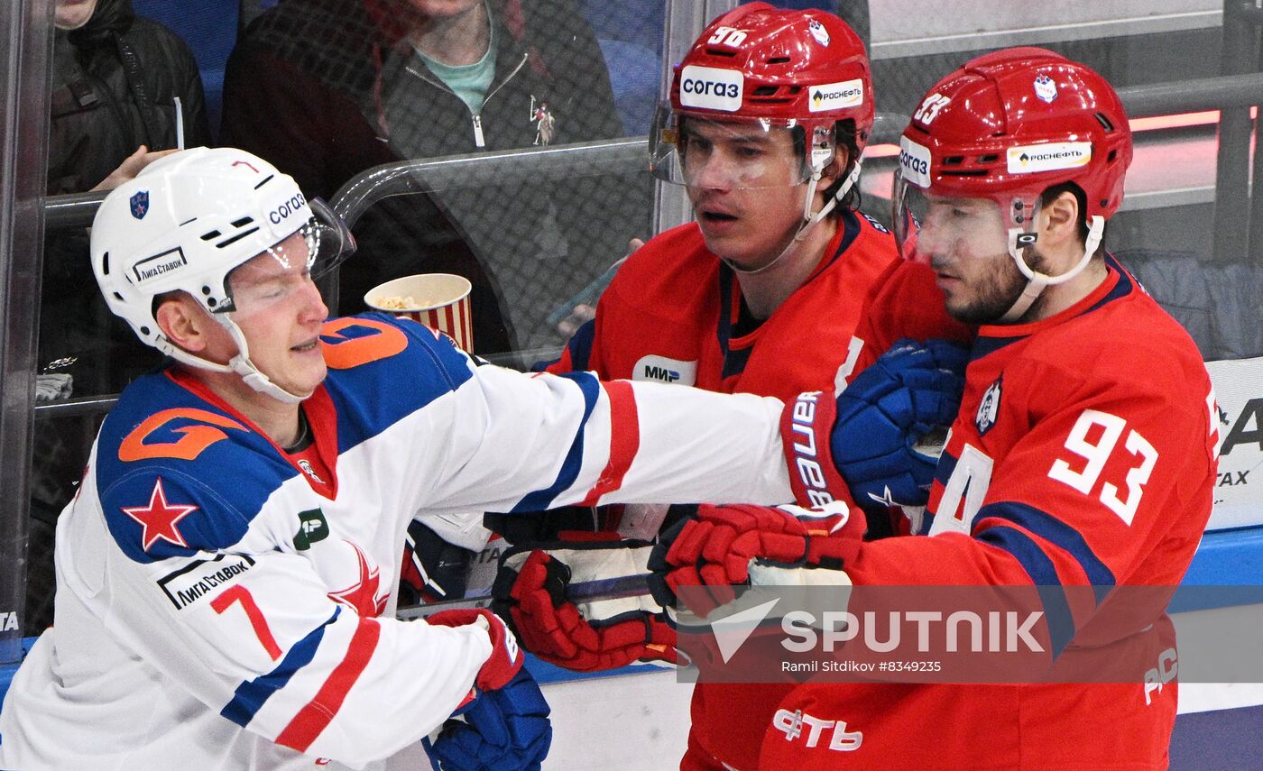 Russia Ice Hockey Kontinental League CSKA - SKA