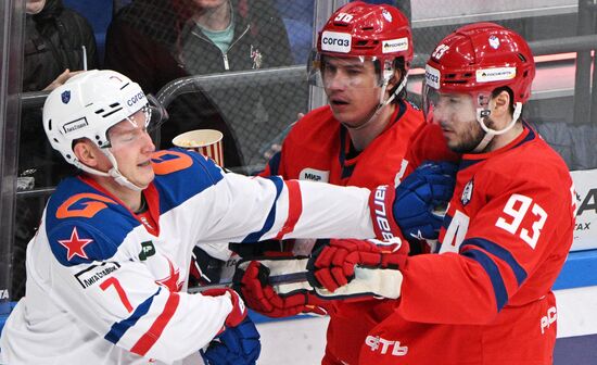 Russia Ice Hockey Kontinental League CSKA - SKA