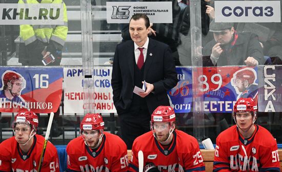 Russia Ice Hockey Kontinental League CSKA - SKA