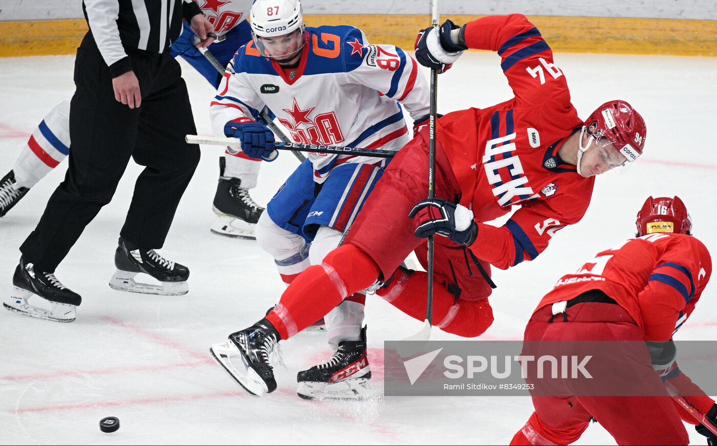 Russia Ice Hockey Kontinental League CSKA - SKA