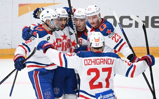 Russia Ice Hockey Kontinental League CSKA - SKA