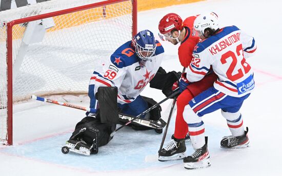 Russia Ice Hockey Kontinental League CSKA - SKA