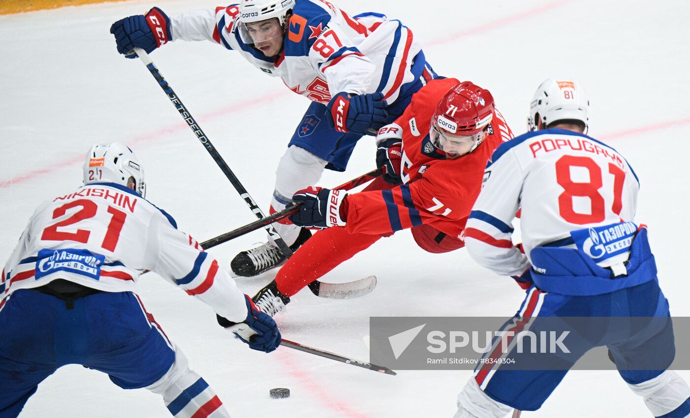 Russia Ice Hockey Kontinental League CSKA - SKA