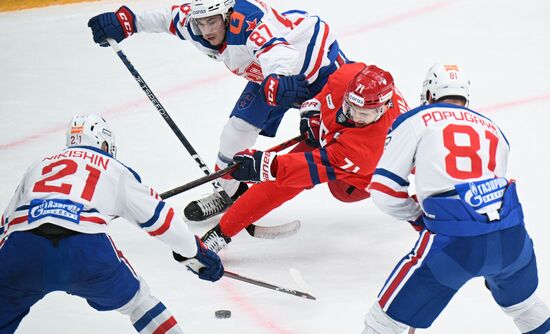 Russia Ice Hockey Kontinental League CSKA - SKA