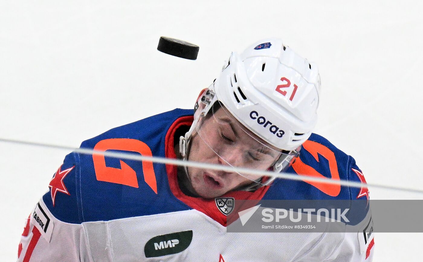 Russia Ice Hockey Kontinental League CSKA - SKA