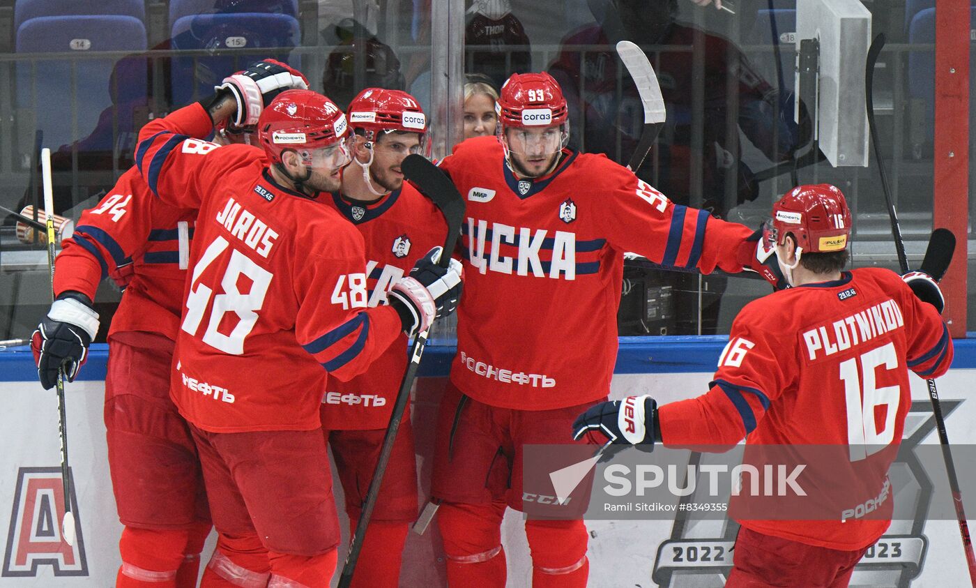 Russia Ice Hockey Kontinental League CSKA - SKA