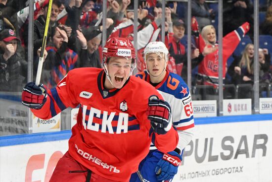 Russia Ice Hockey Kontinental League CSKA - SKA