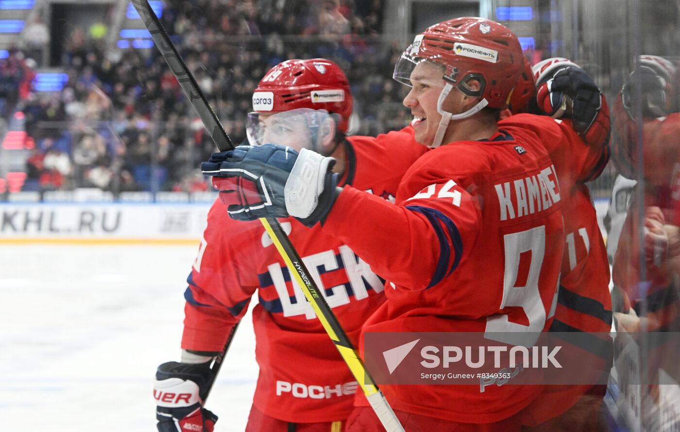 Russia Ice Hockey Kontinental League CSKA - SKA