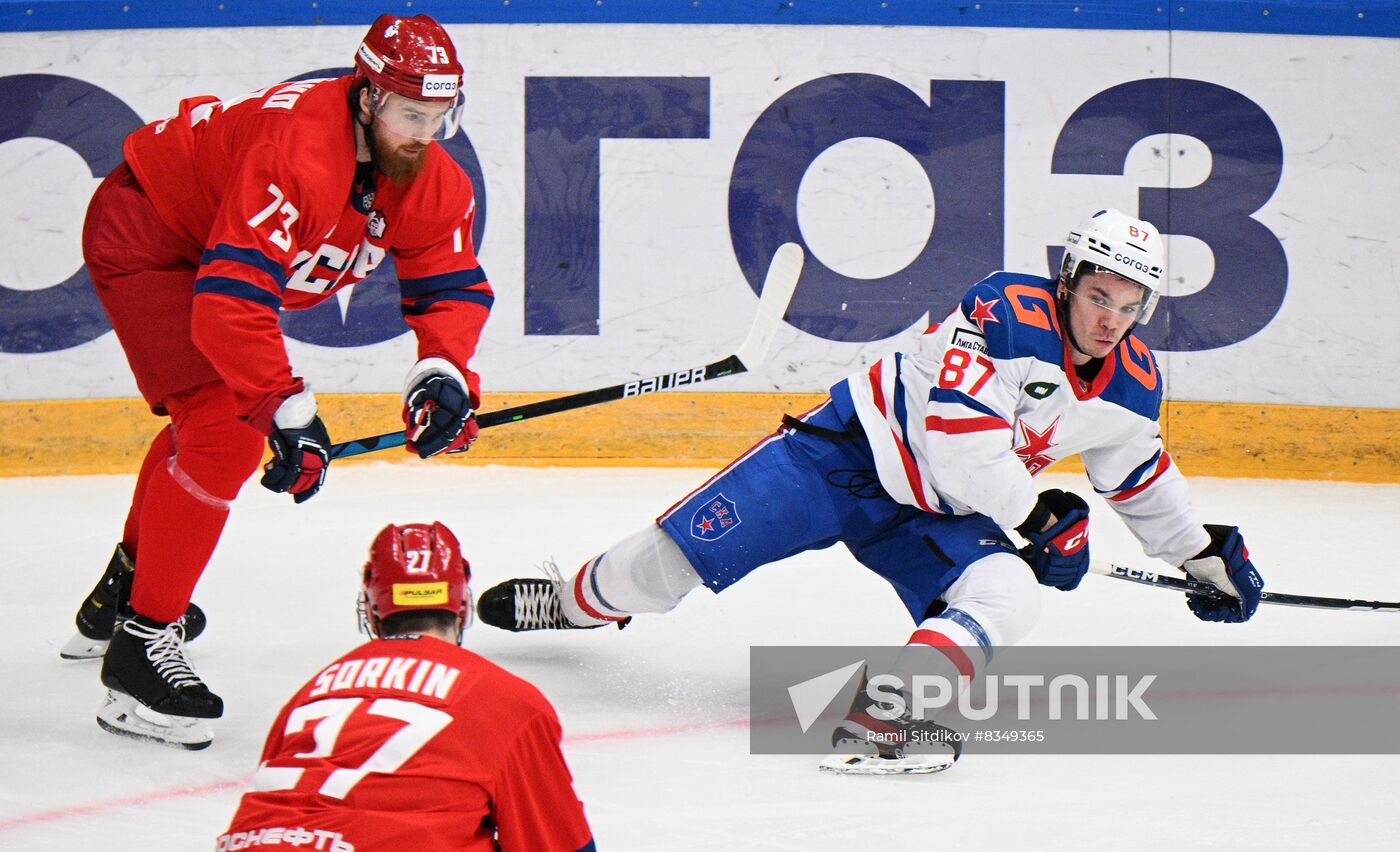 Russia Ice Hockey Kontinental League CSKA - SKA