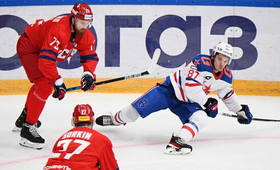 Russia Ice Hockey Kontinental League CSKA - SKA
