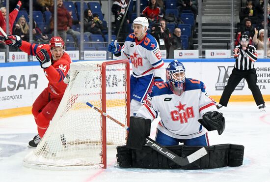 Russia Ice Hockey Kontinental League CSKA - SKA