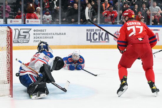 Russia Ice Hockey Kontinental League CSKA - SKA