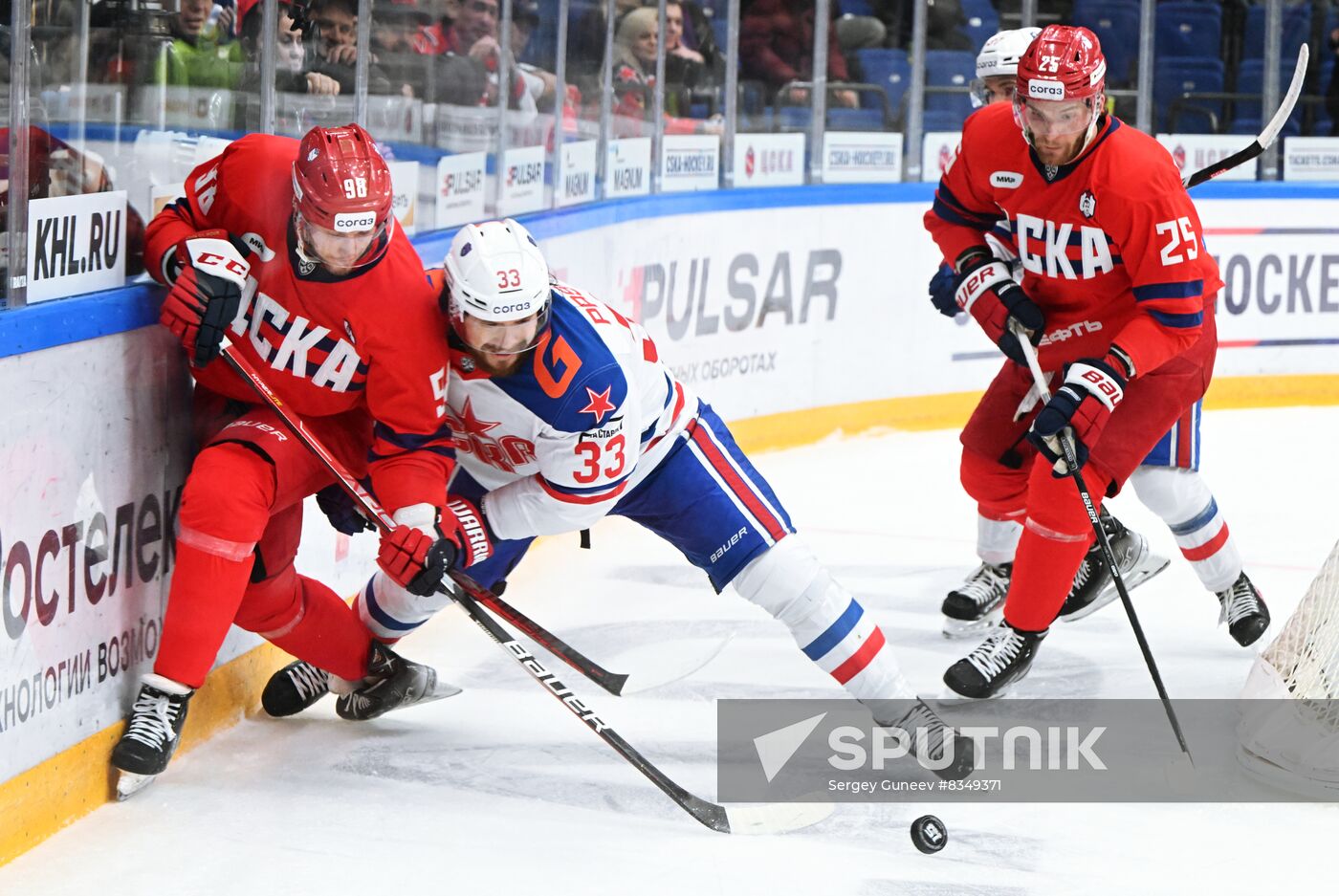 Russia Ice Hockey Kontinental League CSKA - SKA