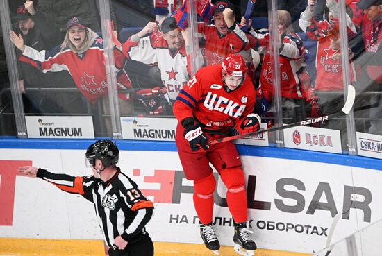 Russia Ice Hockey Kontinental League CSKA - SKA