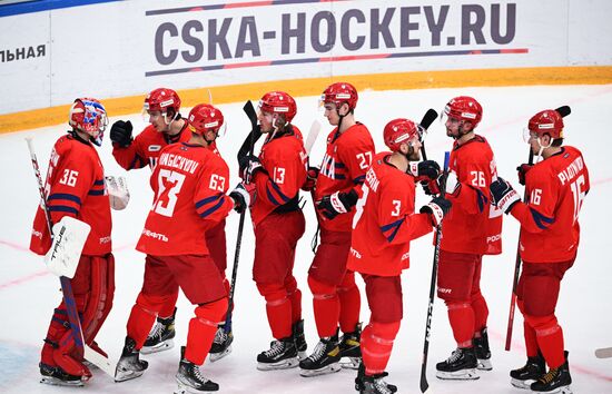Russia Ice Hockey Kontinental League CSKA - SKA