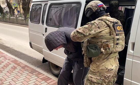 Russia Ukraine Security Service Agent Detention