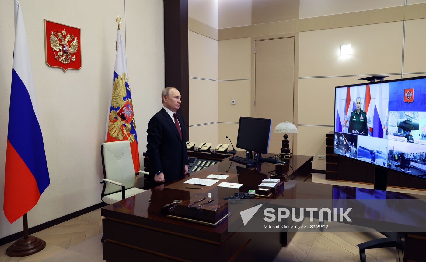 Russia Putin Warships Commissioning