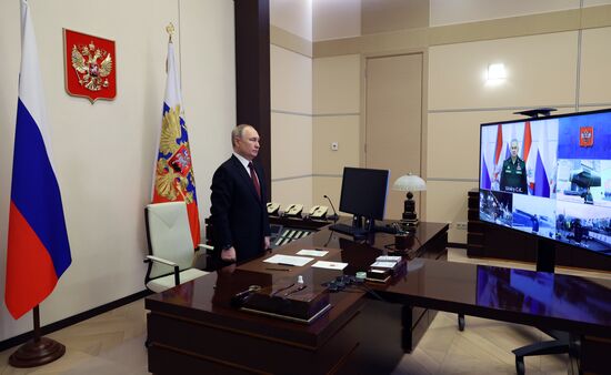 Russia Putin Warships Commissioning