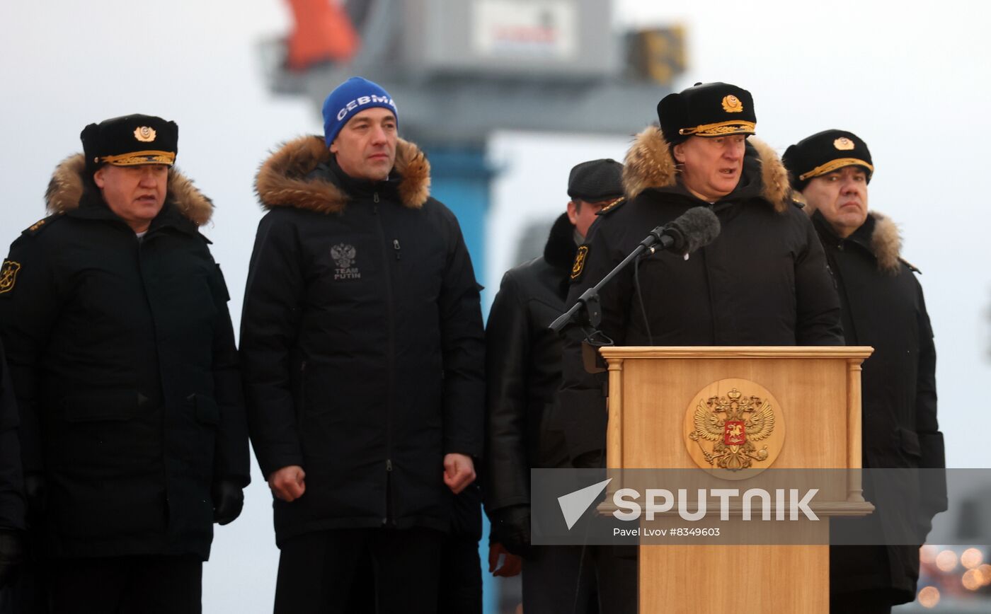 Russia Navy Submarine Commissioning