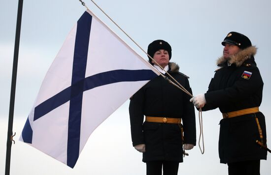 Russia Navy Submarine Commissioning