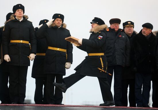 Russia Navy Submarine Commissioning