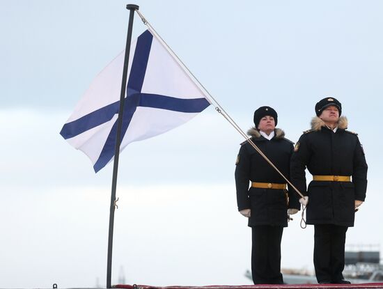 Russia Navy Submarine Commissioning