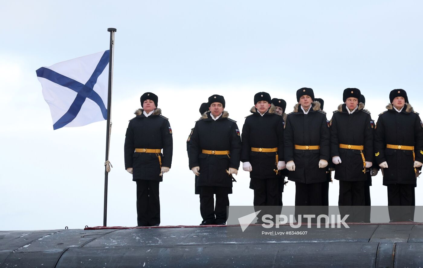 Russia Navy Submarine Commissioning