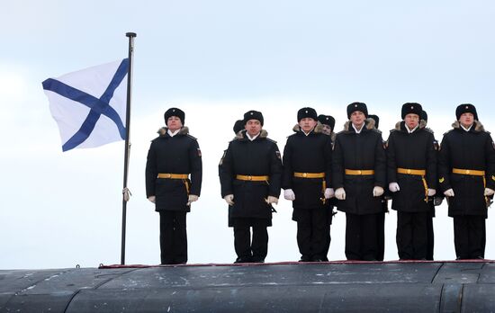 Russia Navy Submarine Commissioning