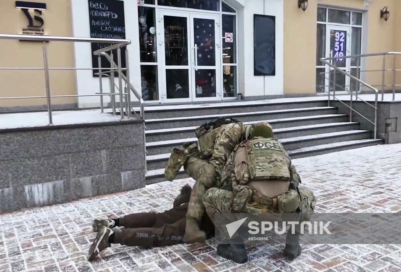 Russia Ukraine Security Service Agent Detention