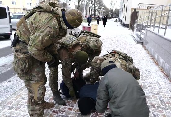Russia Ukraine Security Service Agent Detention