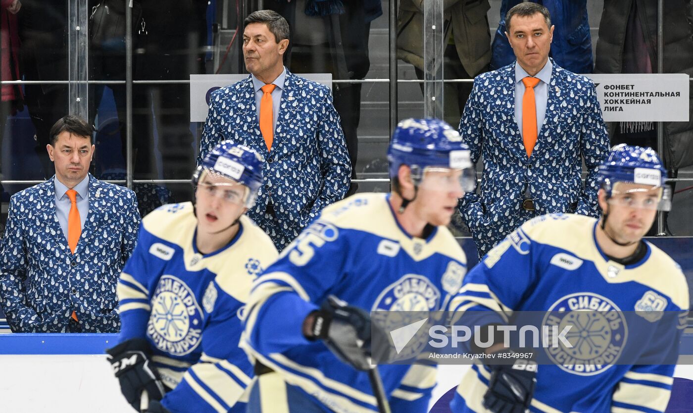 Russia Ice Hockey Kontinental League Sibir - Avtomobilist