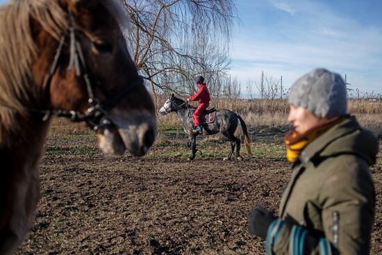 Russia Ukraine Military Operation Equestrian Club