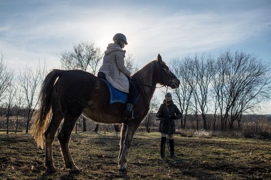 Russia Ukraine Military Operation Equestrian Club