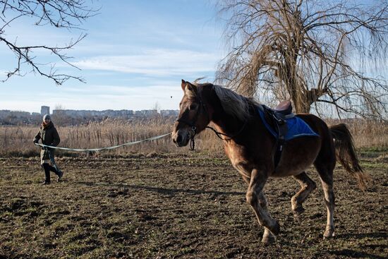 Russia Ukraine Military Operation Equestrian Club