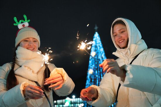 Russia Regions New Year Celebration
