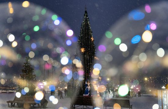 New Year celebrations in Russian regions