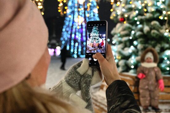 New Year celebrations in Russian regions