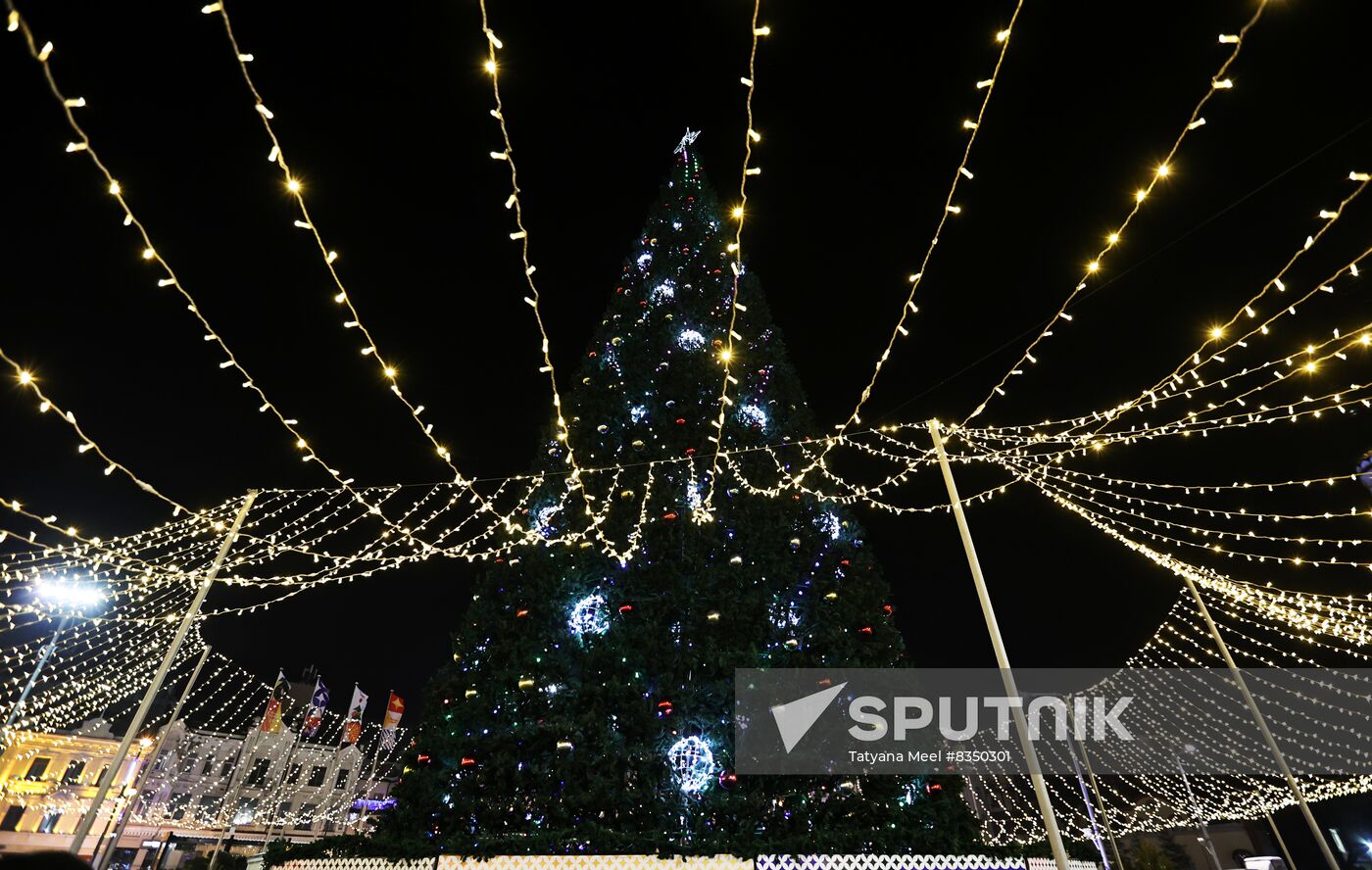 New Year celebrations in Russian regions