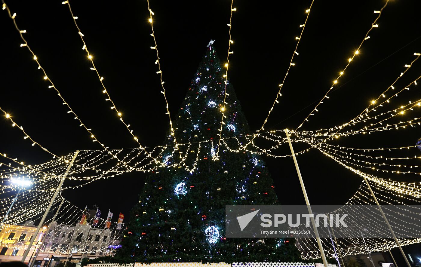 New Year celebrations in Russian regions
