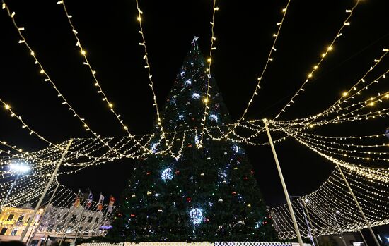 New Year celebrations in Russian regions
