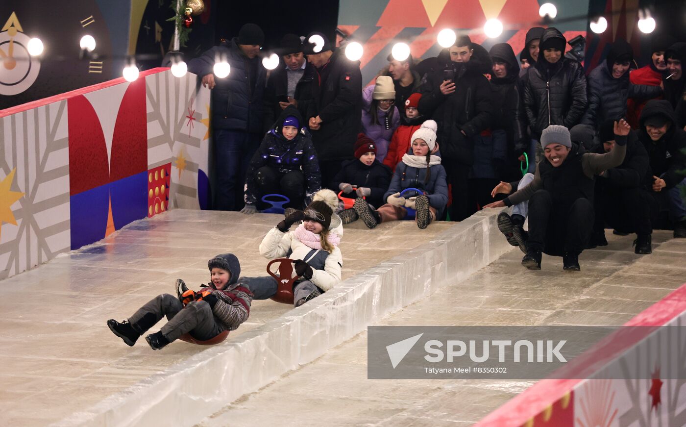 New Year celebrations in Russian regions