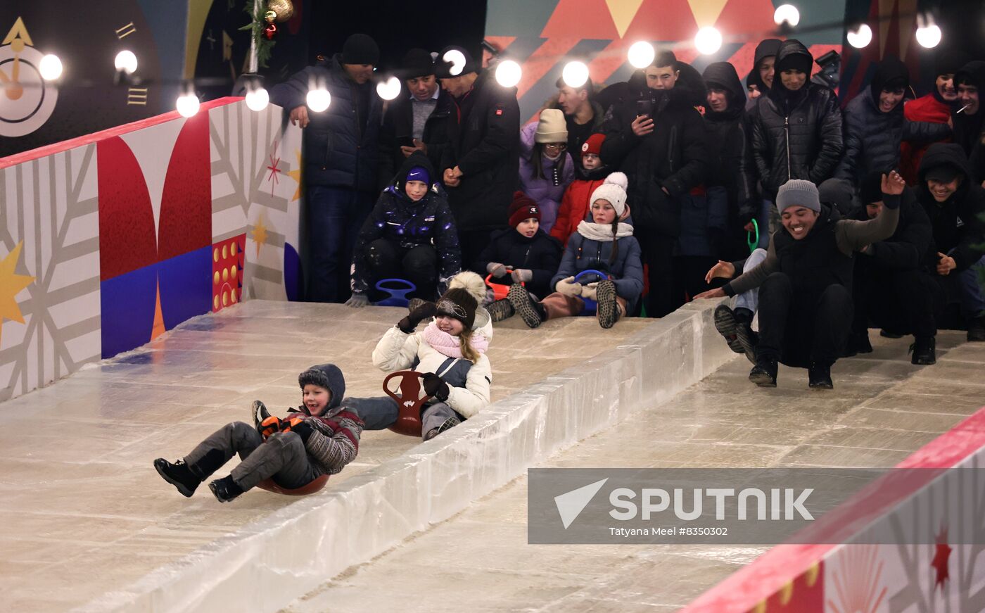 New Year celebrations in Russian regions