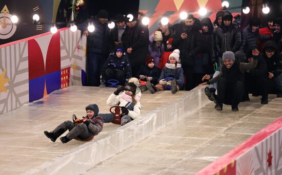 New Year celebrations in Russian regions